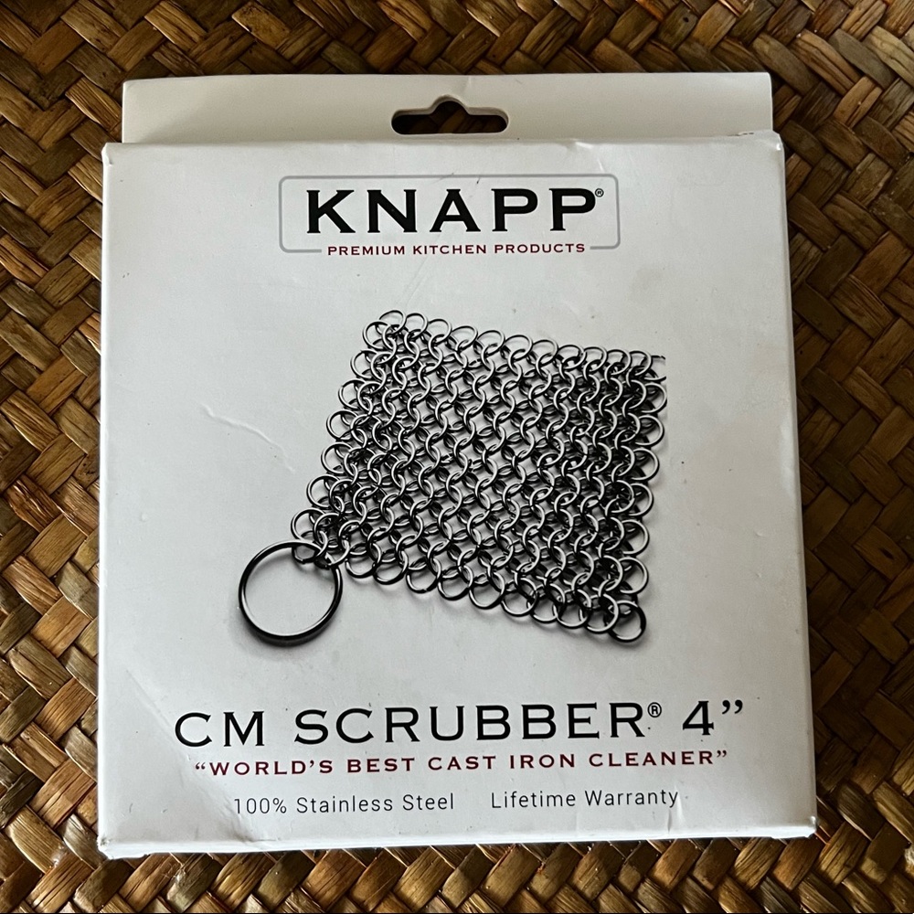 Knapp 4" CM stainless steel scrubber